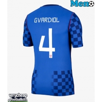 Croatia Josko Gvardiol #4 Replica Away Shirt World Cup 2026 Short Sleeve